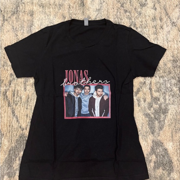 Next Level Jonas Brothers Apparel Black Graphic Tee - Picture 1 of 3